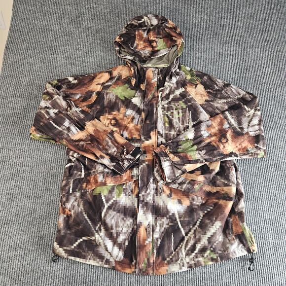 Gander Mountain Jacket XL Mens Large Camo Full Zip Hooded Next FLX Lined Hunting - Picture 1 of 16